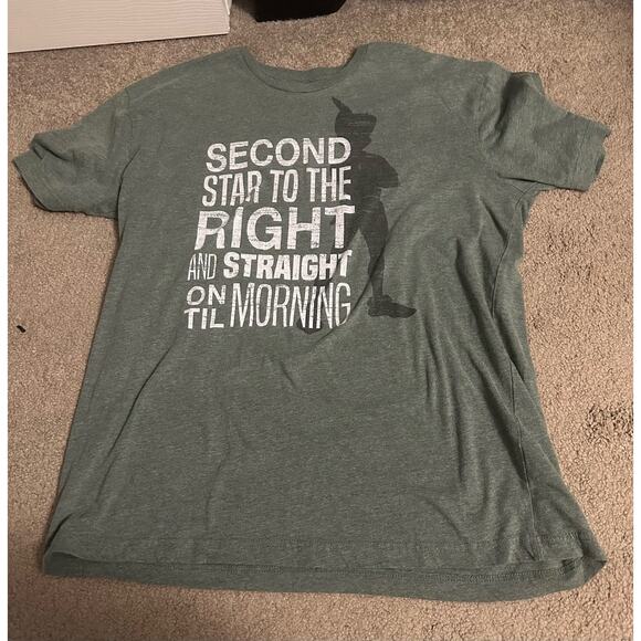 Disney's Peter Pan "Second Star to the Right and Straight on 'tll Morning" Tee - Picture 1 of 3